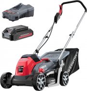 Powerworks 20V Akku-Rasenm&auml;her mit 33 cm Schnittbreite und 2.0Ah Akku