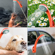 Praktische Campingdusche mit Tauchpumpe von BATHWA mit Gutscheincode nur 20,99 Euro