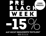 Pre - Black Week bei SportScheck mit 15% Rabatt auf nicht reduzierte Kleidung