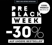 Pre Black Week mit 30% Extra-Rabatt On Top auf &uuml;ber 5.000 Artikel bei SportScheck