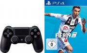 Preisfehler?! PlayStation 4 + 2x Wireless DualShock Controller + Fifa 19 nur 129,99&euro; statt 442&euro;