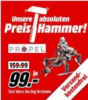 Preishammer: PROPEL Star Wars Racing Drohne in Sammler Box f&uuml;r je 99&euro;