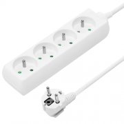 PremiumCord Verl&auml;ngerungskabel 3m mit 4 Steckdosen f&uuml;r 7,79&euro;