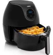 Princess 182050 Crispy Fryer 5,2L XXL Hei&szlig;luftfritteuse mit Digital Touchscreen und 7 Programme