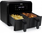 Princess Double Basket Airfryer XXL Hei&szlig;luftfritteuse mit 2x4L Doppelkammer