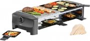 Princess Gourmet and Stone Grill Raclette mit 8 Pf&auml;nnchen