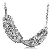 Princess Nina Damenkette 925er Silber &bdquo;Feder&ldquo; f&uuml;r 14,99&euro; (statt 30&euro;)