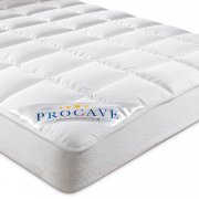 PROCAVE Micro-Comfort Matratzen-Bett-Schoner wei&szlig; 140x200 cm mit Spannumrandung