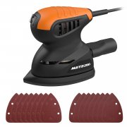 Professional Dreieckschleifer 125W, 13500 RPM Motor mit Drehzahlregelung und Staubsammelung System