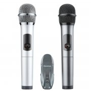 Professionelles Funkmikrofon Set (2 Handmikrofon x 1 Empf&auml;nger, Bluetooth​) f&uuml;r 24,99&euro; statt 49,99&euro;​