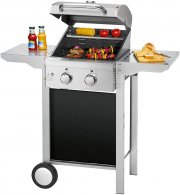 ProfiCook PC-GG 1128 Gasgrill mit 2 Edelstahlbrenner