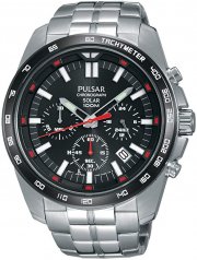 Pulsar Herren Analog Quarz Uhr mit Edelstahl Armband PZ5005X1