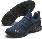 PUMA Axelion Block Herrenlaufschuhe in blau oder schwarz