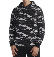 PUMA ESS LOGO Kapuzen-Pullover mit Allover-Print
