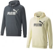 PUMA Essentials Big Logo Herren-Hoodies in grau oder gelb