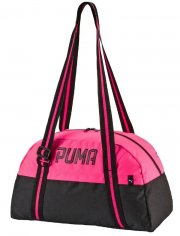 Puma Fundamentals Sporttasche Fe &ndash; black pink @Real 9,77&euro;