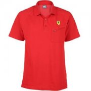 Puma Herren Poloshirt mit Mesheinsatz und Ferrari-Logo 