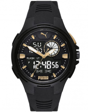 PUMA P5063 Bold Analog-Digital Three-Hand Herren Uhr
