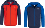 PUMA Pace Net Colorblock Full Zip Sweatjacken