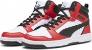 PUMA Rebound V6 Unisex Sneaker white/black/for all time red