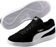 Puma Smash V2 black/white/silver Unisex Sneaker