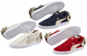 PUMA Suede Bow Varsity Sneakers