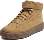 Puma Suede Platform Mid Damen Echt-Leder Plateau-Sneaker