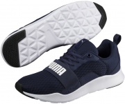 PUMA Wired Sneaker in blau