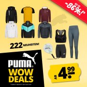 Puma WOW Deals mit bis zu 86% Rabatt auf Schuhe, Kleidung und Accessoires bei SportSpar