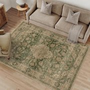 PureCozy Vintage Teppich (120x170cm, Gr&uuml;n) f&uuml;r nur 33,99&euro;