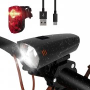 PUTARE LED Fahrradlicht Set wiederaufladbar mit 2 Licht-Modi