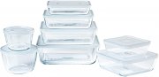 Pyrex Cook & Freeze Glasgef&auml;&szlig;-Set inkl. Deckel 8-teilig