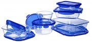 Pyrex Cook & Go Schalen-Set 7-teilig aus Glas