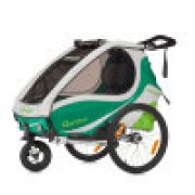 Qeridoo&reg; Kinderfahrradanh&auml;nger Kidgoo1 Gr&uuml;n f&uuml;r 299,99&euro; statt 349,99&euro;