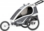Qeridoo Kinderfahrradanh&auml;nger Kidgoo1 Sport Anthrazit
