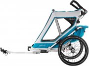 Qeridoo Kinderfahrradanh&auml;nger Speedkid1 Petrol f&uuml;r 329,99 Euro