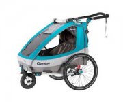 Qeridoo&reg; Kinderfahrradanh&auml;nger Sportrex2 Petrol f&uuml;r 409,99&euro; statt 499&euro;