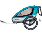 Qeridoo Sportex 2 2018 Fahrradanh&auml;nger aquamarin nur 319,99&euro; statt 389&euro;