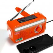 Qipooh Crank Solar- und Kurbelradio