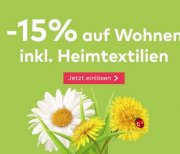 Quelle - 15% Rabatt auf Wohnen und Heimtextilien