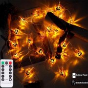 Queta 40 LED Hallowenn Pumpkin Lichterkette