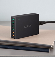 Quick Charge 3.0 Multi USB Ladeger&auml;t von Aukey mit 6 Ports mit Gutscheincode nur 21,99 Euro