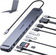 QUUGE 11-in-1 USB C Hub Docking Station