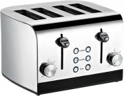 R.G.V. Toast Express 4 Edelstahl 4-Schlitz Toaster