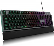RaceGT Gaming Tastatur Deutsches Layout QWERTZ mit LED Beleuchtung