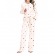 Rapbin Schlafanzug mit Kirschenprint f&uuml;r Damen im Angebot