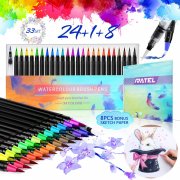 RATEL 24 Farben Pinselstifte Set