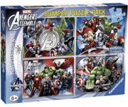 Ravensburger 07076 - Marvel - 4 x 100 Teile Puzzlekoffer f&uuml;r Kinder