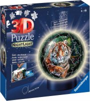 Ravensburger 11248 Nachtlicht 3D Puzzle-Ball Raubkatzen