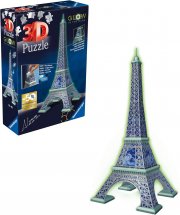 Ravensburger 3D Puzzle 11591 - Eiffelturm Glow-In-The-Dark Edition - nachleuchtend